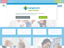 Tablet Screenshot of langeland.nl